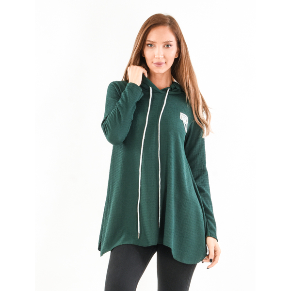 Hanorac Dama SilverChain Verde