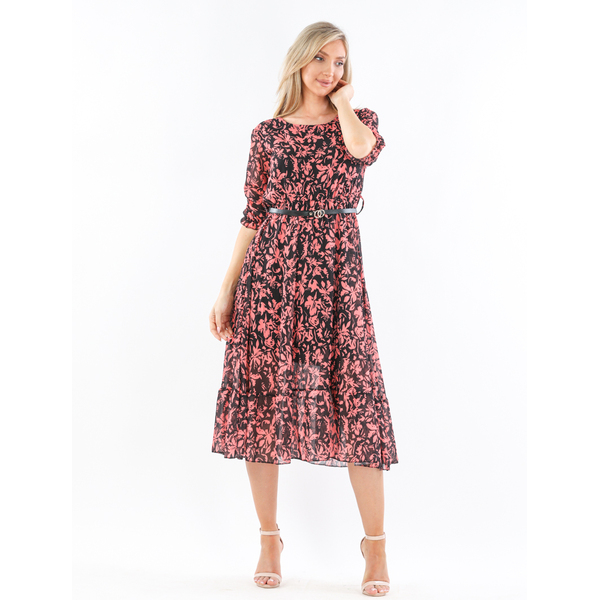 Rochie Dama YasmineOne Corai cu Negru image15