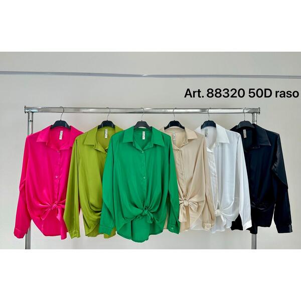 Camasa Dama Satin SashaStyle Vernil