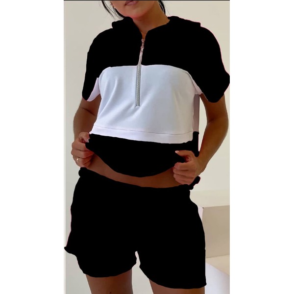 Compleu Dama DoubleNeon Negru