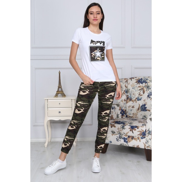 Trening Dama CamouflageFy Kaki