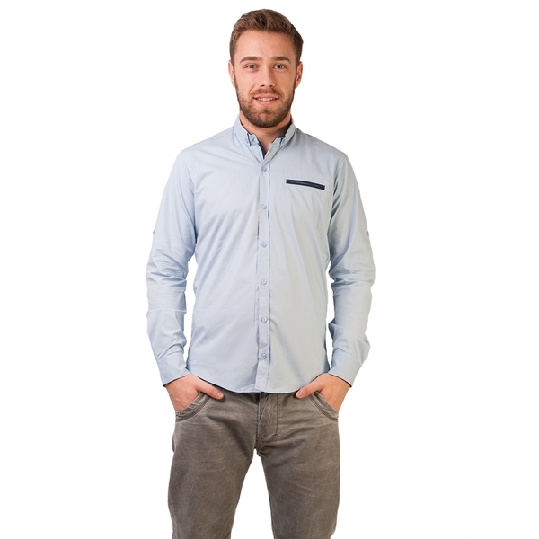 Camasa Barbati Simple Fiddler Bleu