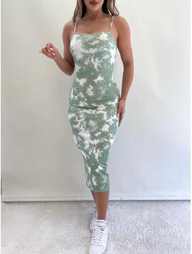 Rochie Dama Mulata Floral Verde