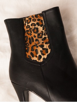 Botine Dama Cu Toc Inalt Shape Negre