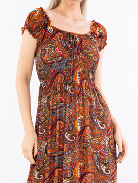 Rochie Dama Emmett Ten Portocaliu
