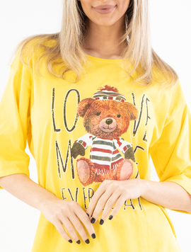 Tricou Dama Joann Galben