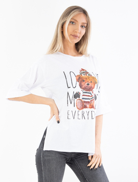 Tricou Dama Joann Alb