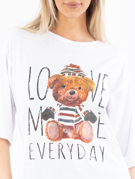 Tricou Dama Joann Alb