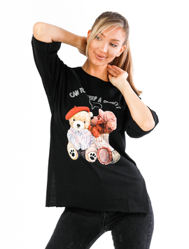 Tricou Dama Felhize Negru