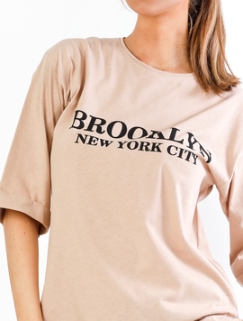 Tricou Dama Brookyes Bej