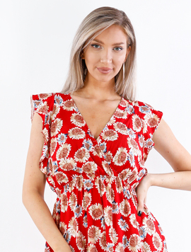 Rochie Dama Yhnola Eleven Rosu