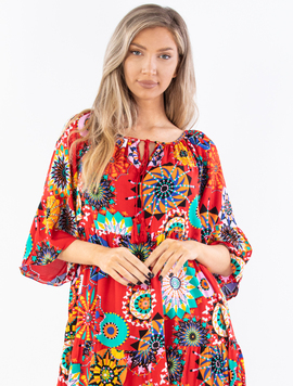 Rochie Dama Hershmy Two Rosu