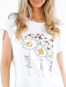 Tricou Dama Buytha One Alb
