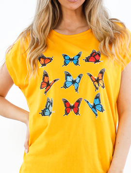 Tricou Dama Buytha Two Mustar