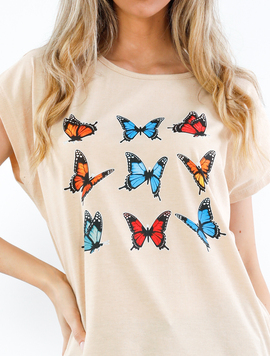Tricou Dama Buytha Two Bej