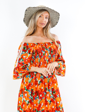 Rochie Dama Fiona Twenty Portocaliu
