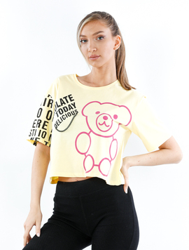 Tricou Dama Tricot Suby Galben