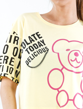 Tricou Dama Tricot Suby Galben