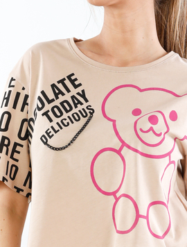 Tricou Dama Tricot Suby Bej