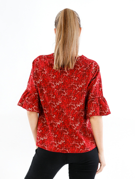 Bluza Dama Panza Meggy Rosu