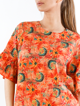 Bluza Dama Panza Meggy Portocaliu