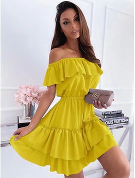 Rochie Dama Boyress Galben