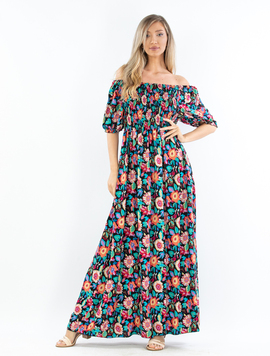 Rochie Dama Panza Katyshea Thirty Negru si Verde
