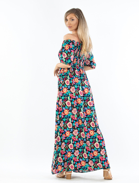 Rochie Dama Panza Katyshea Thirty Negru si Verde