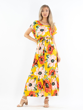Rochie Dama Panza Duffye Galben
