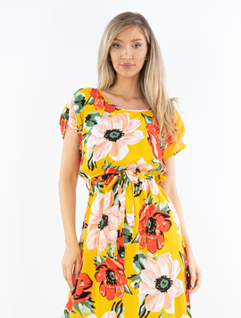 Rochie Dama Panza Duffye Galben