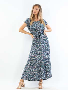 Rochie Dama Panza Duffye Verde si Galben