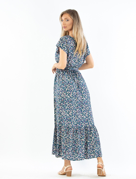 Rochie Dama Panza Duffye Verde si Galben
