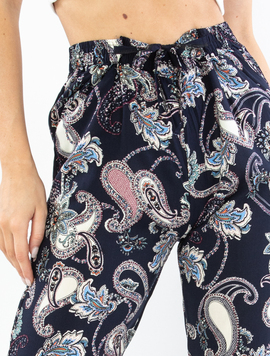 Pantaloni Dama Panza Kyoth Negru si Bej