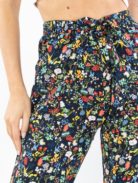 Pantaloni Dama Panza Kyoth Negru si Galben