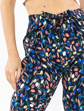 Pantaloni Dama Panza Kyoth Albastru si Portocaliu