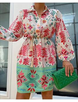 Rochie Dama Panza Elyna Alb