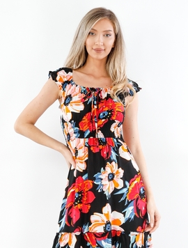 Rochie Dama Panza Lashda One Negru si Roz