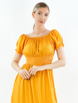 Rochie Dama Panza Shydma Mustar