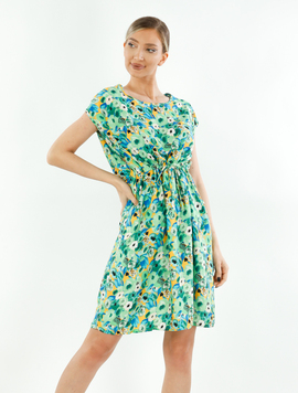 Rochie Dama Thomson Seven Vernil si Galben