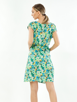 Rochie Dama Thomson Seven Vernil si Galben