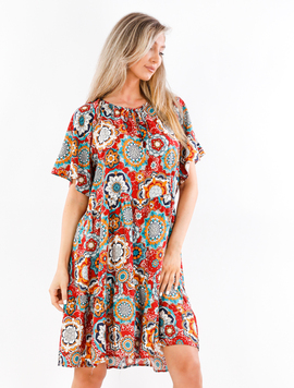 Rochie Dama Chrysha Two Multicolor