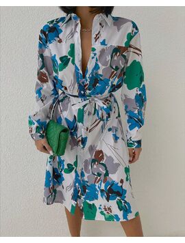 Rochie Dama Panza Symbo One Albastru