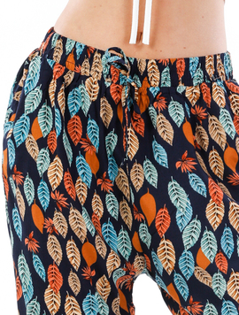 Pantaloni Dama Panza Andrysa Four Bej si Maroniu