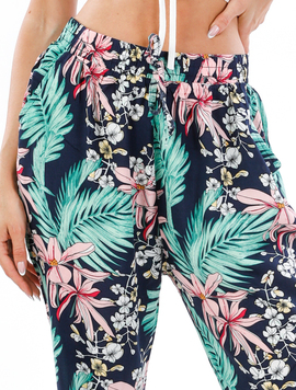 Pantaloni Dama Panza Andrysa Seven Verde si Roz