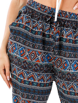 Pantaloni Dama Panza Andrysa Nine Bleumarin