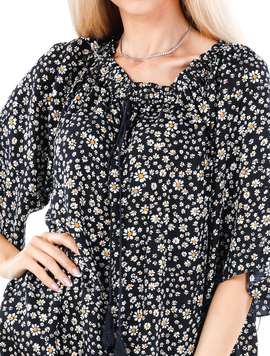 Bluza Dama Mikki Fifteen Negru si Alb