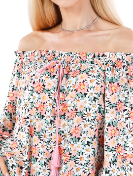 Bluza Dama Mikki Twenty Three Roz si Alb