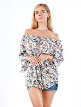 Bluza Dama Mikki Thrity One Maroniu si Alb
