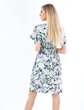 Rochie Dama Panza Dorytha Bleu