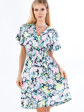 Rochie Dama Panza Dorytha Bleu